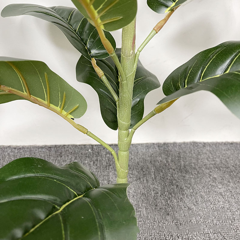대형 피커스 나무 인공 식물, 가짜 나무, 플라스틱 반 - Ficus Lyrata Tree 리뷰 및 가격